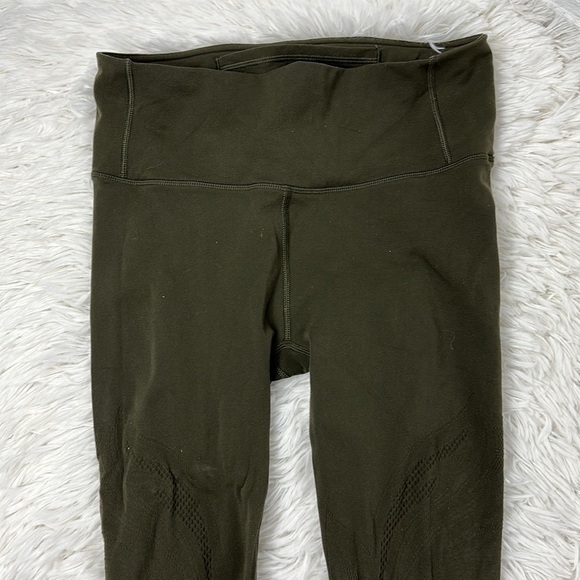 Lululemon Reveal Tight *En Avante 26" Dark Olive - Picture 2 of 7